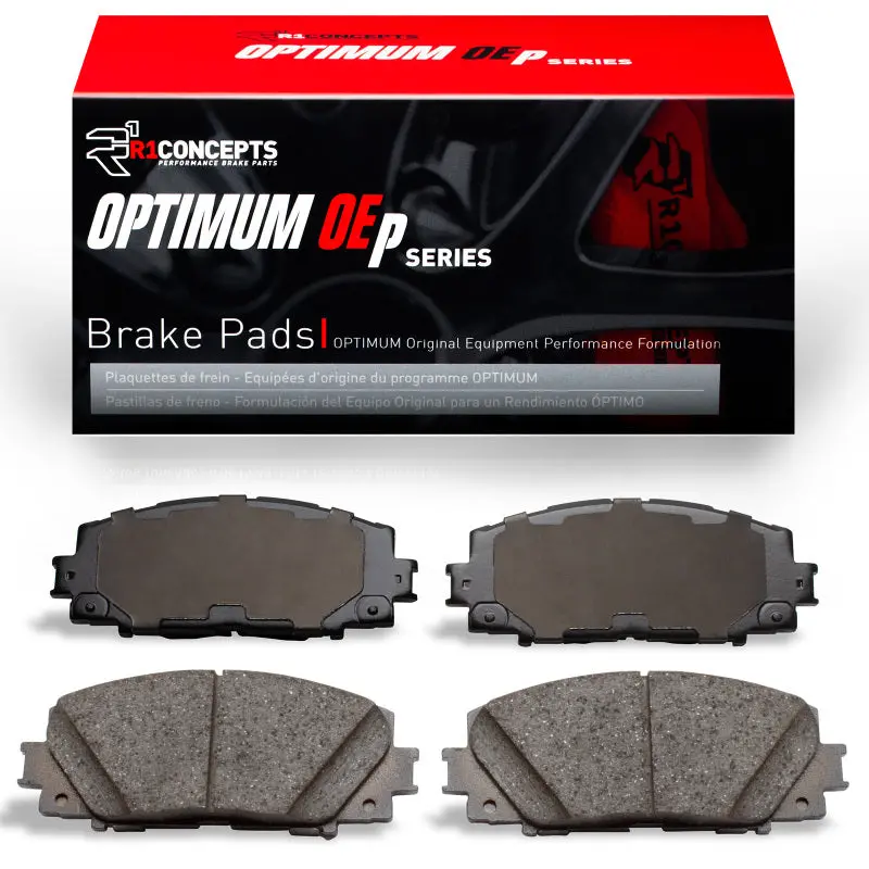R1 Optimum Oe Front Brake Pads For 2006–2018 Toyota Yaris (North America) 1