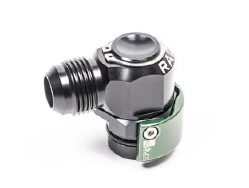 Radium Engineering V2 Quick-Connect Fitting – 19Mm Male To 10An Male, 90-Degree Elbow 2