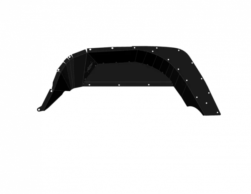 Road Armor Stealth Rear Fender Liner – Black Steel Body Protection For 2018–2021 Jeep Gladiator Jl 1
