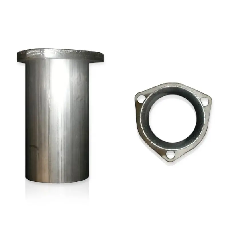 Stainless Works 3-Bolt Collector Adapter – 2.5″ Od Inlet, 2″ Od Outlet 1