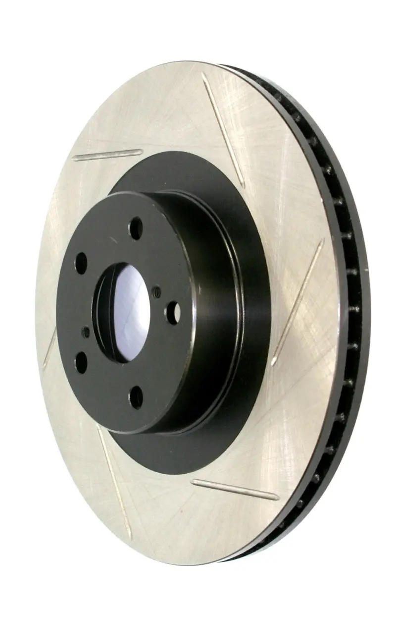Stoptech Power Slot Slotted Brake Rotor – Left Front, For 2007–2010 Audi Q7 And 2003–2010 Porsche Cayenne 1