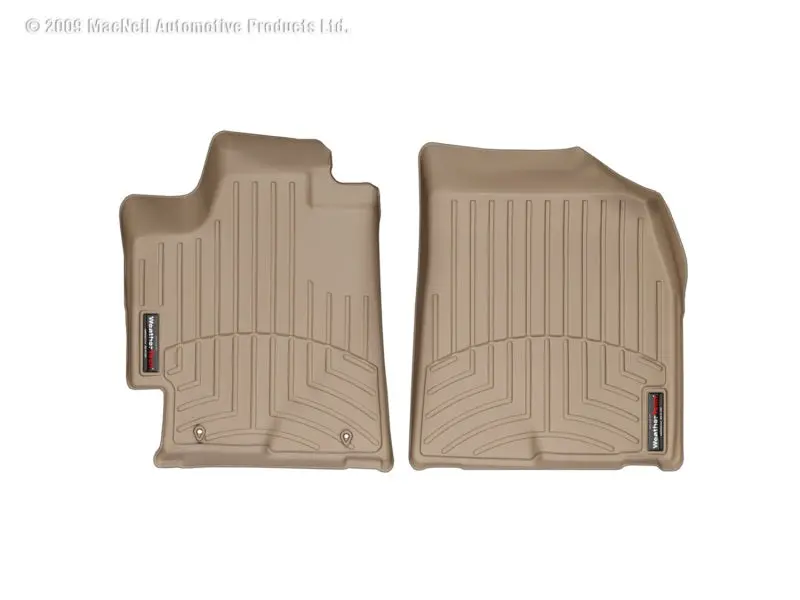 Weathertech 08-13 Toyota Highlander Front Floorliner - Tan 1