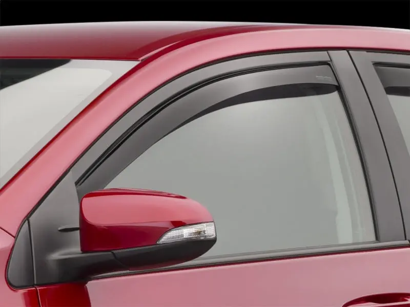 Weathertech Window Deflectors For 2014–2019 Toyota Corolla & Corolla Im (Front & Rear, Dark Smoke) 1