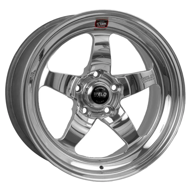 Weld S71 Polished Aluminum Wheel – 17X11", 5X4.75", 6.4" Backspace, Non-Beadlock Design 1