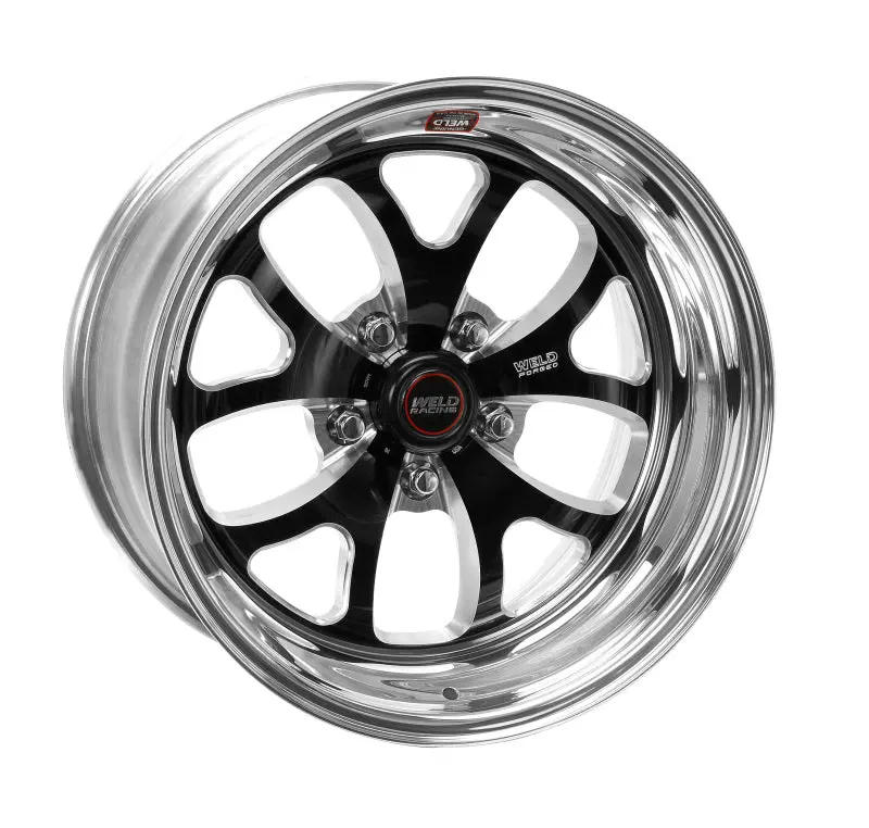 Weld S76 17X10 Black Aluminum Wheel – 5X4.5, 7.8" Backspace, Medium-Pad Construction 1