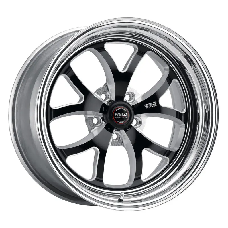 Weld S76 18X7 Black Aluminum Wheel – 5X4.75, 4.1" Backspace, High-Pad Design 2