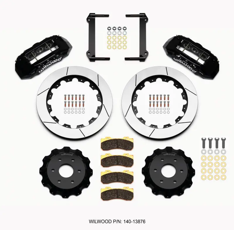Wilwood Tx6R Front Brake Kit — 16-Inch Rotors, Black Finish — Compatible With 1999–2014 Gm 1500 Trucks & Suvs 1