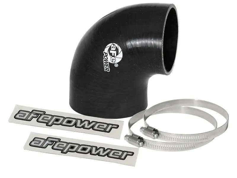 Afe Magnum Force Universal Silicone Coupler Kit – 3.5" To 3" Reducer Elbow, 90°, Black 1